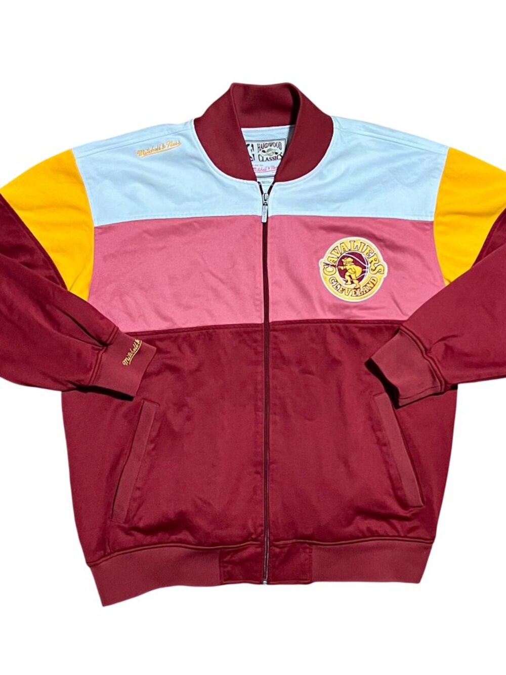 Cleveland Cavaliers Mitchell & Ness Hardwood Classics Full Zip Jacket, Men's 2XL